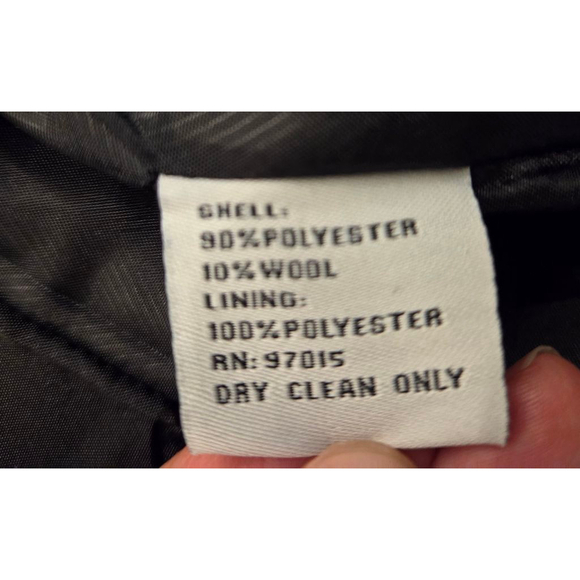 Sharagano Black & White Herringbone Blazer Jacket Size 8 - Picture 6 of 6